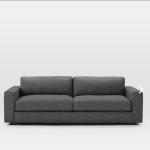 كنبة ثلاث مقاعد كتان وام دى اف تايلاندى - رمادى