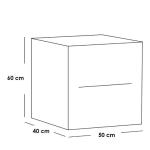 طاولة سرير جانبية- اسود